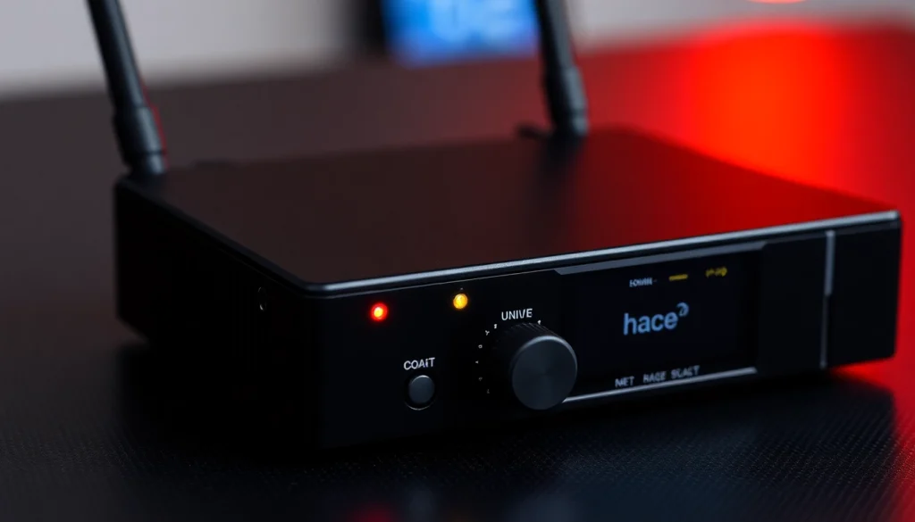 PG88 wireless microphone receiver highlighting advanced features and sleek design for professional audio setups