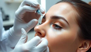 Botox injection in Zürich by an experienced specialist to reduce facial wrinkles with precision.